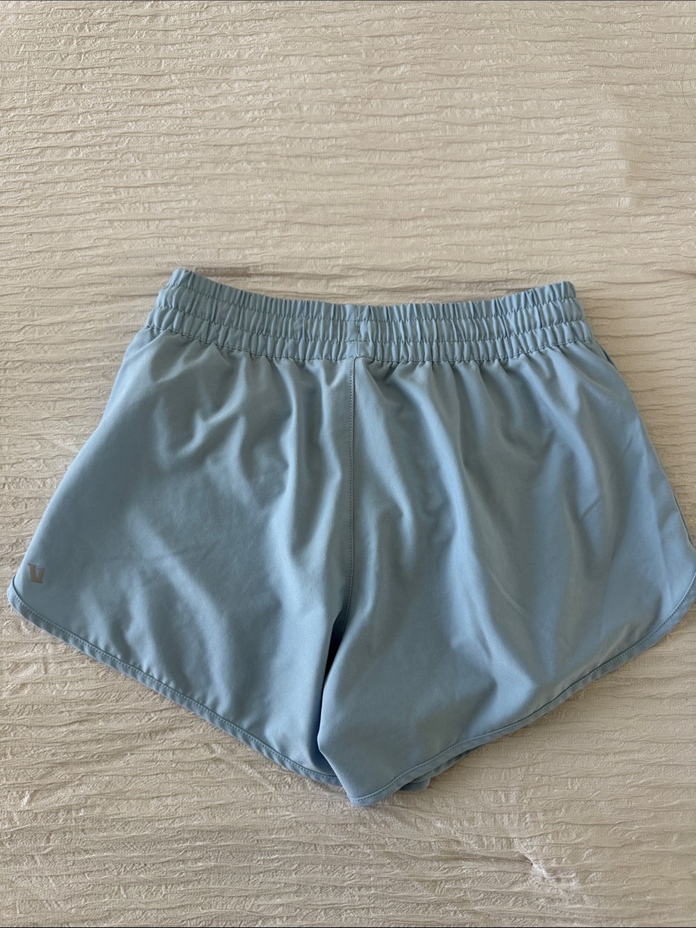 Women's BLUE Athletic Drawstring Shorts - Picture 3 of 5